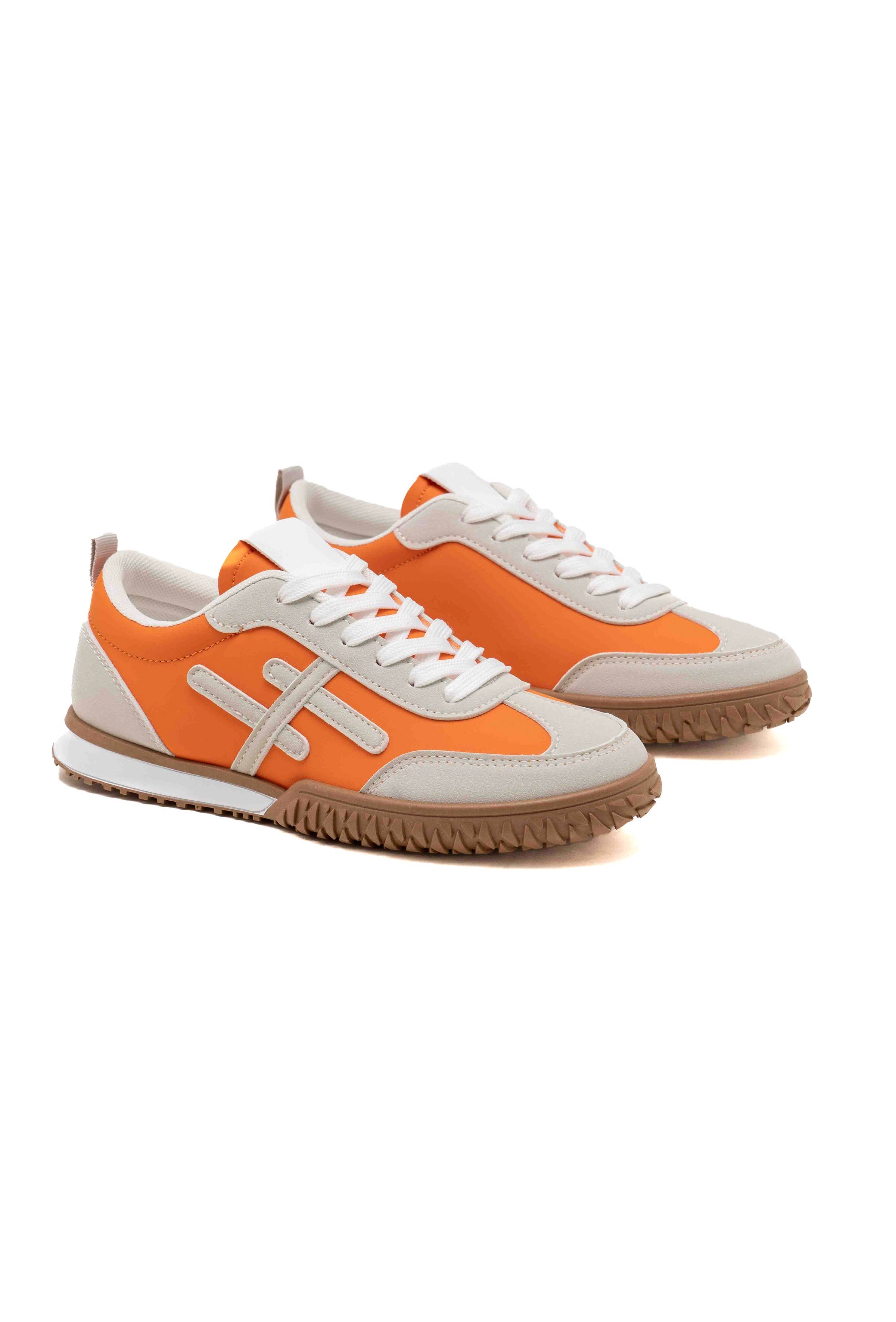 C'M PARIS - Wholesale Lifestyle Sneakers - Women's - Retro Sneakers with Mesh Insert and Gum Sole 65281