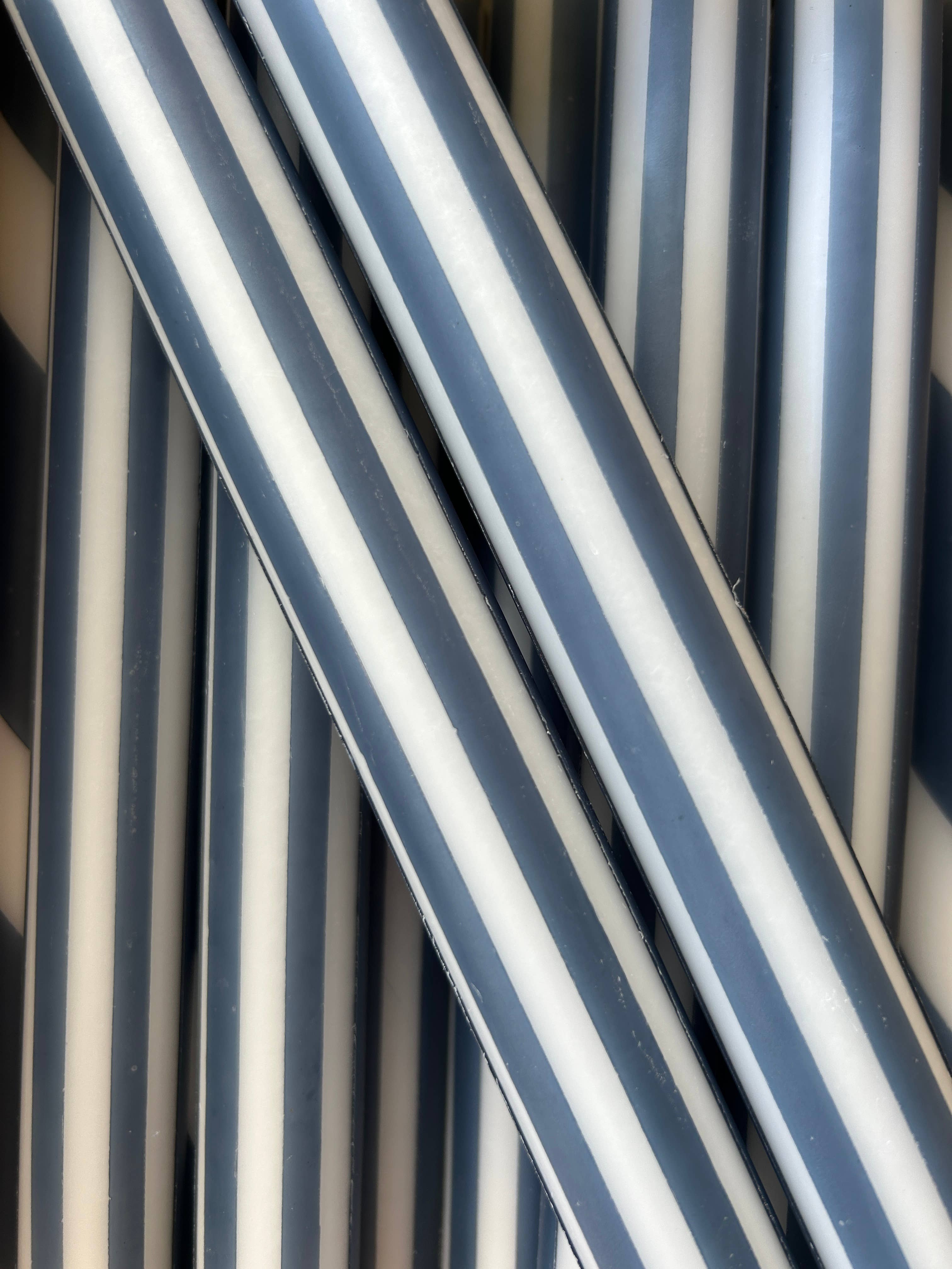 The Colour Emporium - Vente Bougies/bougeoirs coniques - RAYURES D'AUTOMNE INDIVIDUELLE12