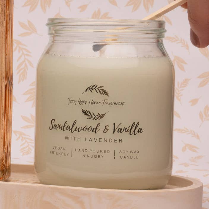 Botanical Honey Jar soy wax Candle for wholesale by Izzy loops home fragrances