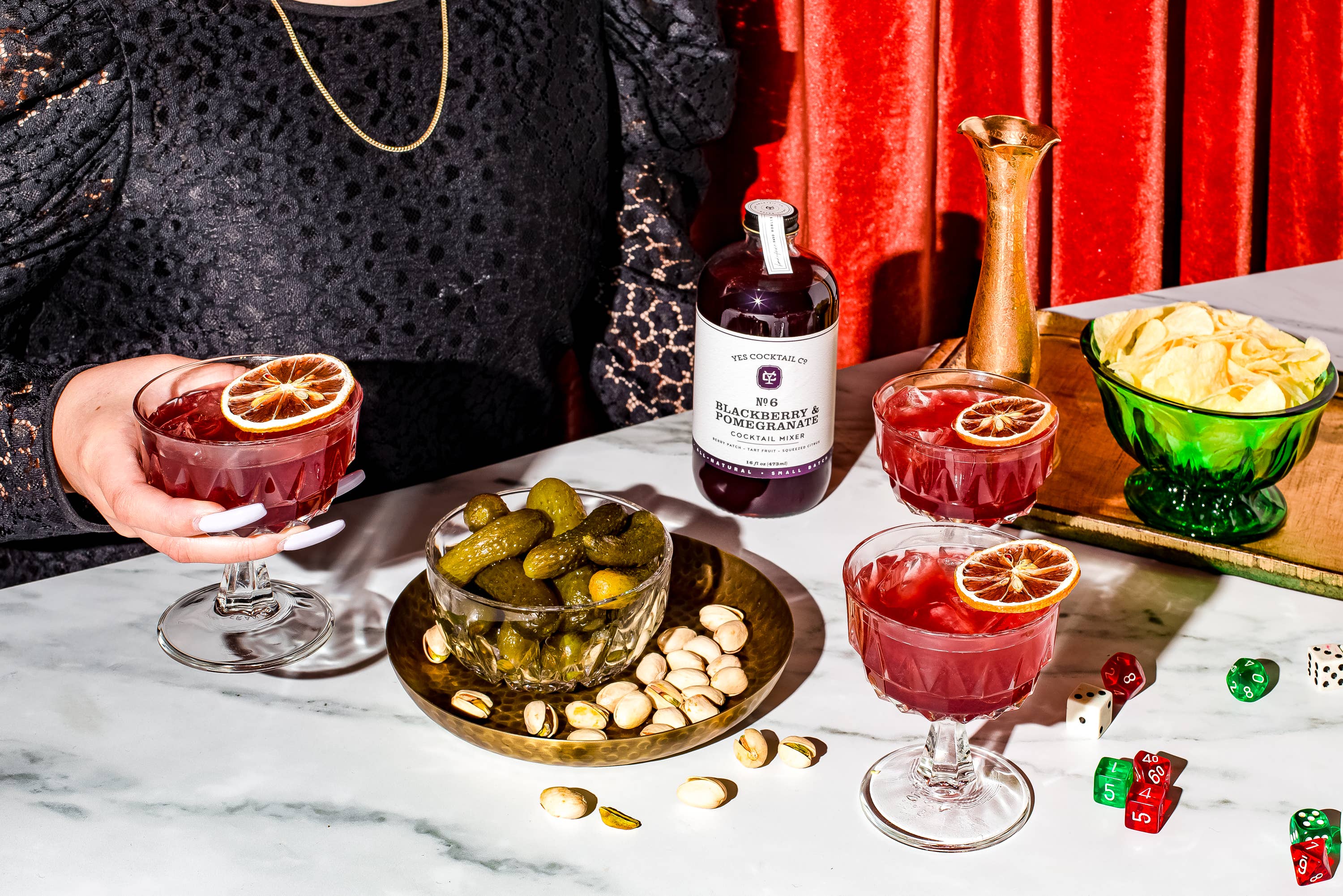 Yes Cocktail Co - Vente Mélange/sirop pour cocktails - Mélangeur à cocktail à la grenade à la mûre11