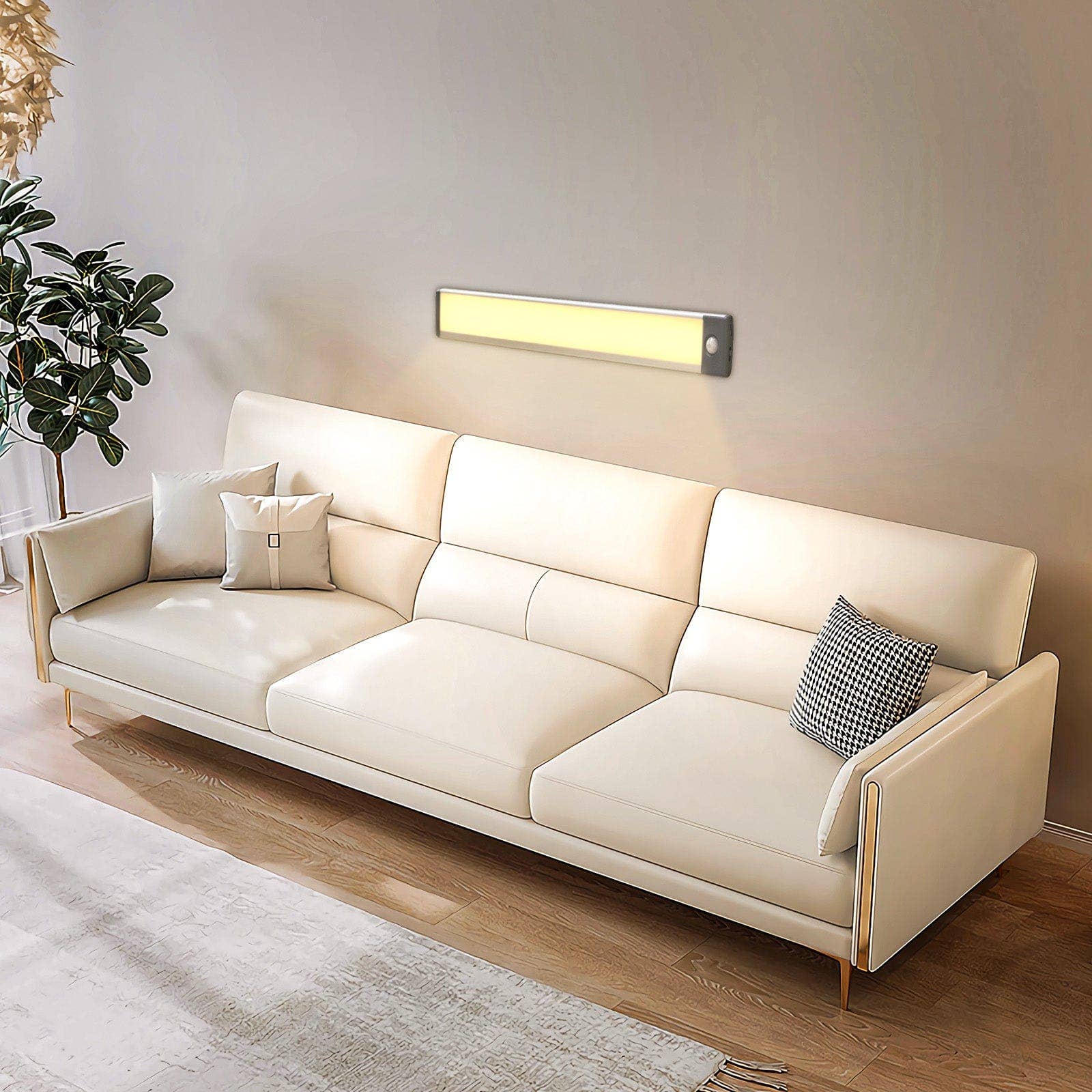 LEPOTEC INC – Arandela por atacado – Lepotec 62 LED Luzes Sem Fios com Sensor de Movimento para Debaixo do Armário9