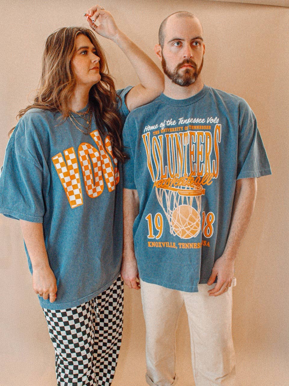 The Clandestine Underground - Vente T-shirt sérigraphié – unisexe - T-shirt en coton à carreaux Tennessee VOLS8