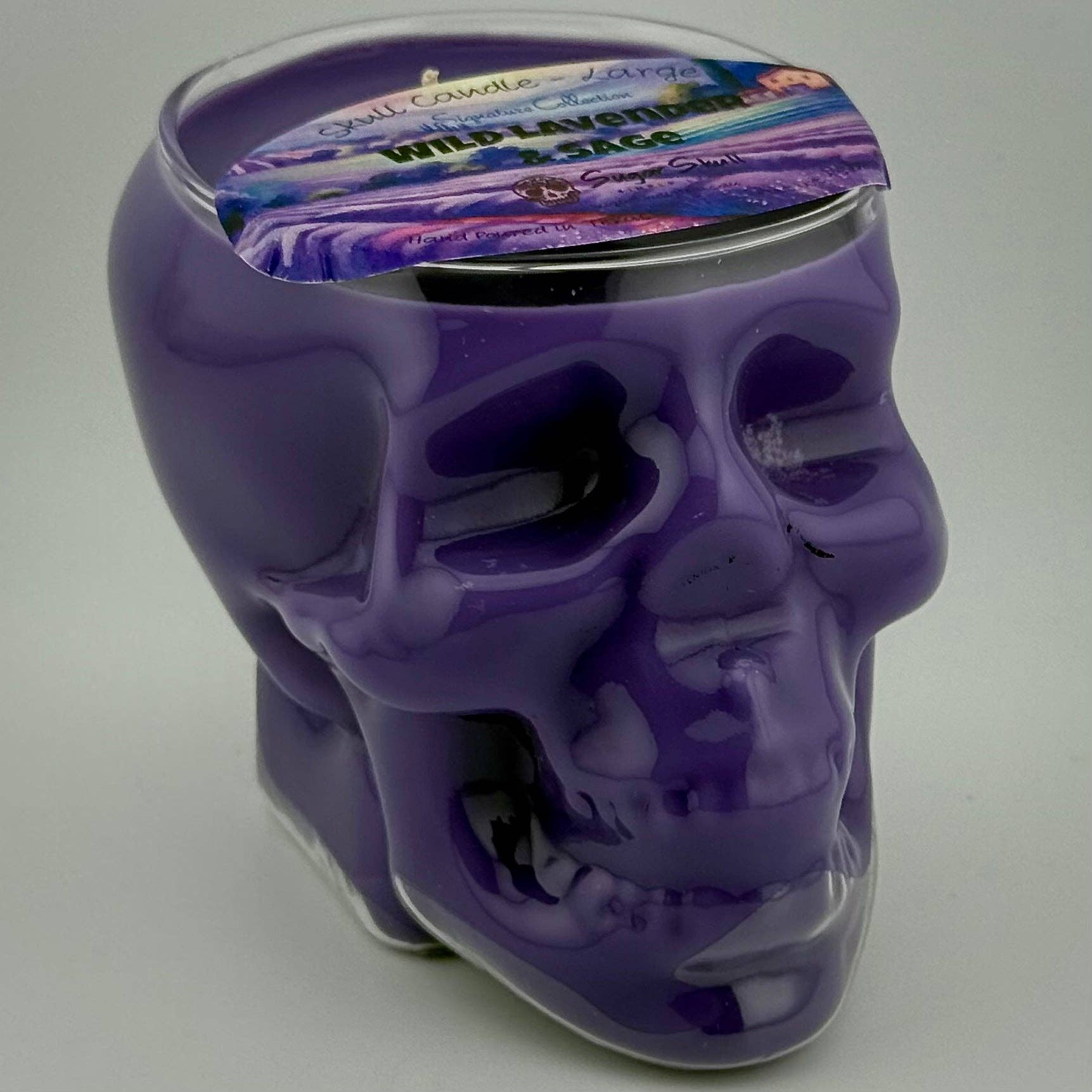 Sugar Skull, LLC - Wholesale Jar/Filled Candle - Spa Day Skull Candles4
