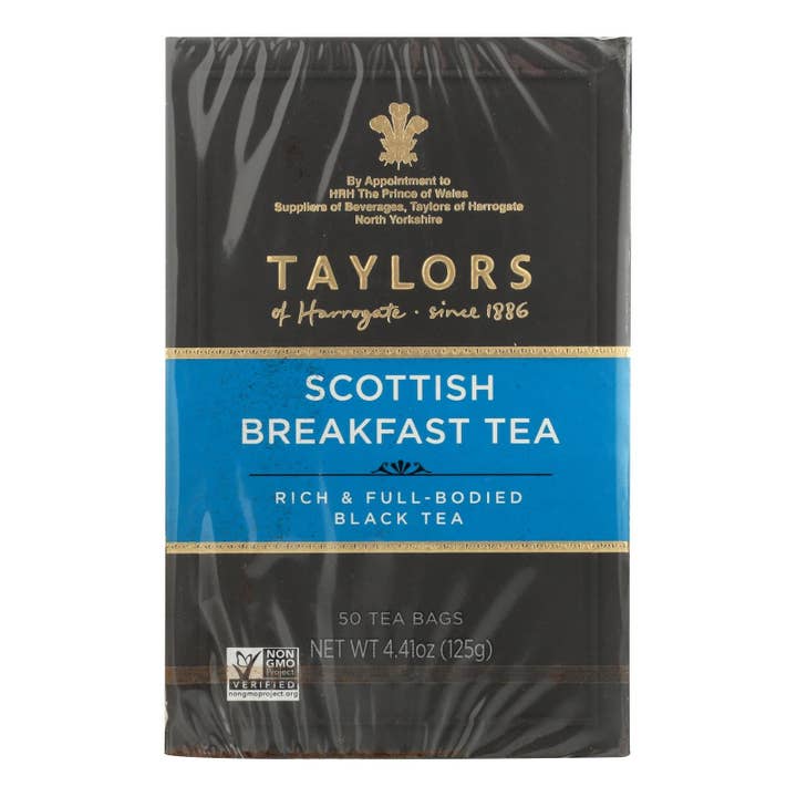 Ware Spark - Wholesale Tea Bags - Taylors Of Harrogate Scottish Breakfast Tea Bags - Case Of 6 - 50 Bag