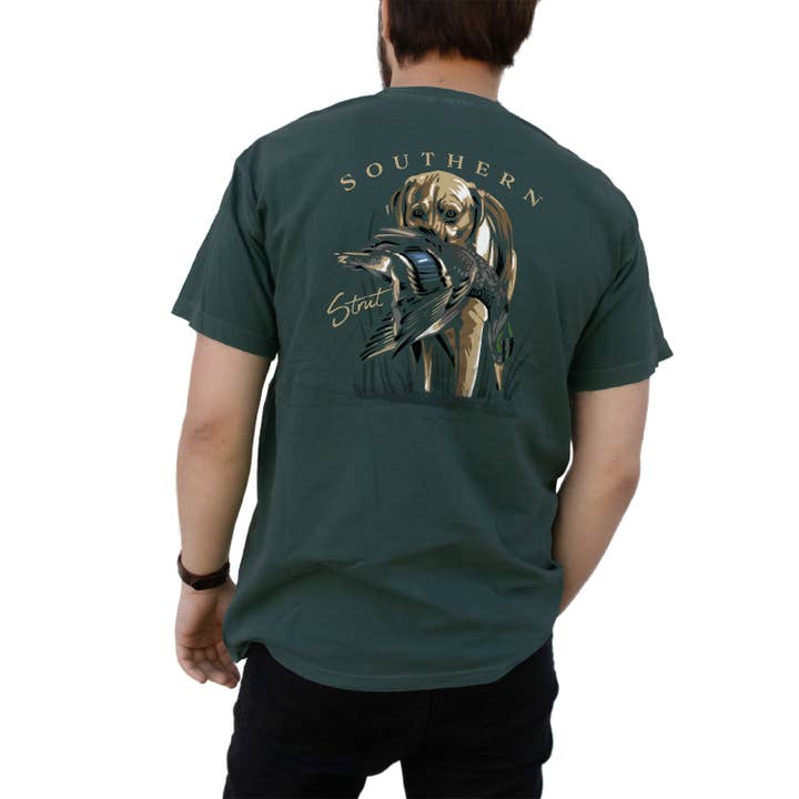 T-shirt "Esquisse de chien et de canard - Récupérer & Répéter" pour la vente par Southern Strut
