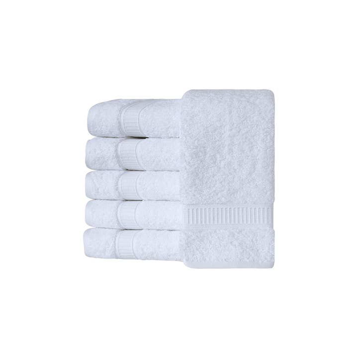La Hammam - Wholesale Hand Towel - Hotel White Hand Towels Turkish Genuine Cotton