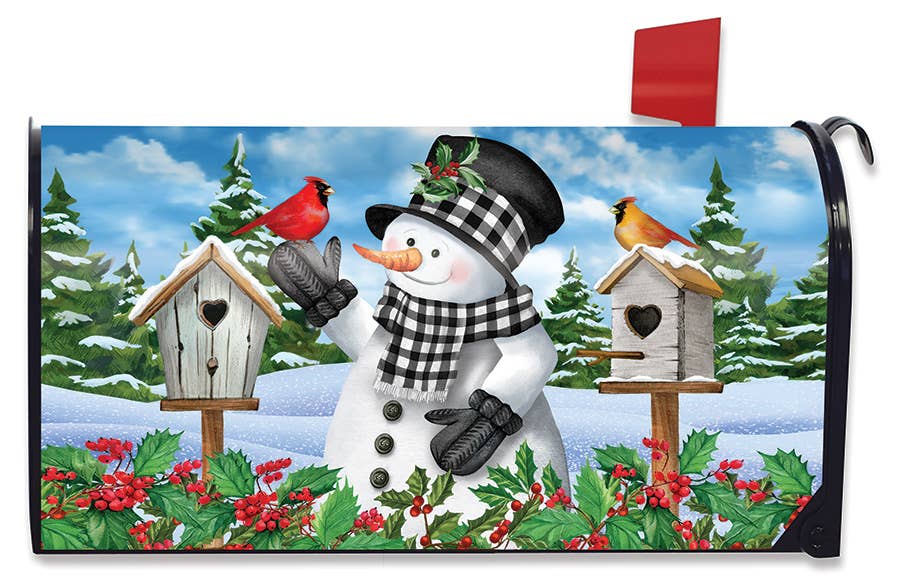 Briarwood Lane Snow Day Cardinals Winter Doormat