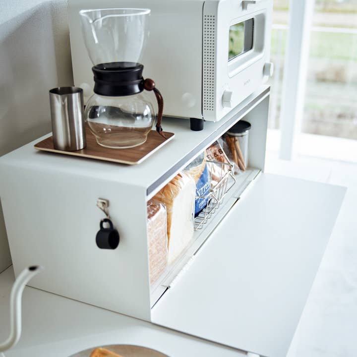 Yamazaki Home - Vente Boîtes à pain - Boîte à pain, large, acier5