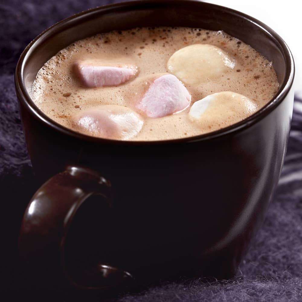 Door County Coffee – Kit/preparado de chocolate quente por atacado – Door County Chocolate Cherry Gourmet Hot Cocoa - lata de 7 onças2