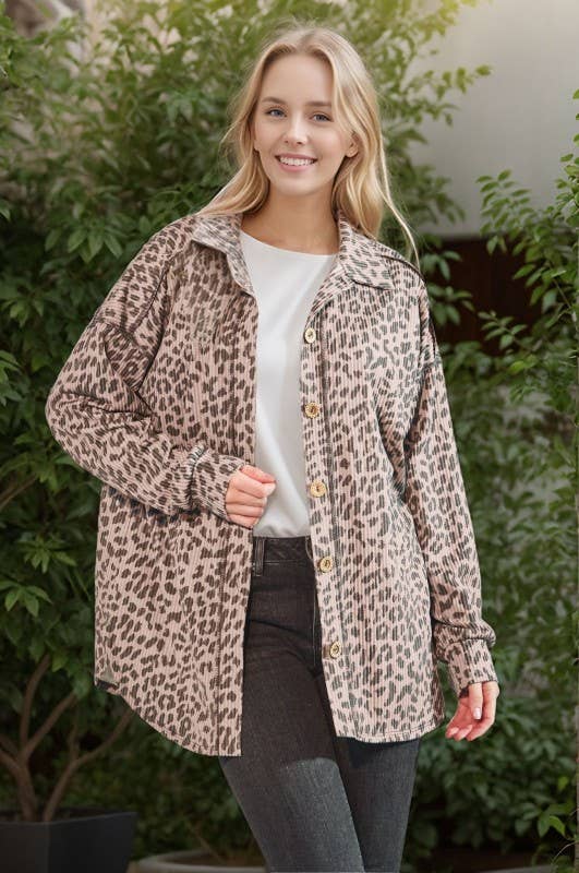 HEIMISH - Venta al por mayor Camisa con botones - Mujer - ET7425-14 TOP BÁSICO CON CUELLO ANIMAL URBANO DE CANALÉ ABOTONADO8