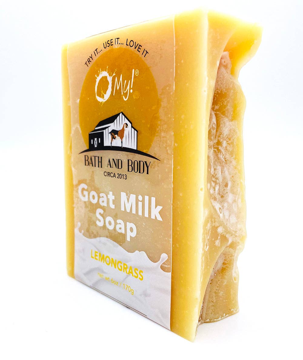 O My! Bath and Body - Vente Pains de savon - Oh là là ! Savon à l'huile essentielle de lait de chèvre | Fabriqué avec du lait de chèvre frais de la ferme | Huiles essentielles 100% pures | Sans parabènes | Fait main aux États-Unis8