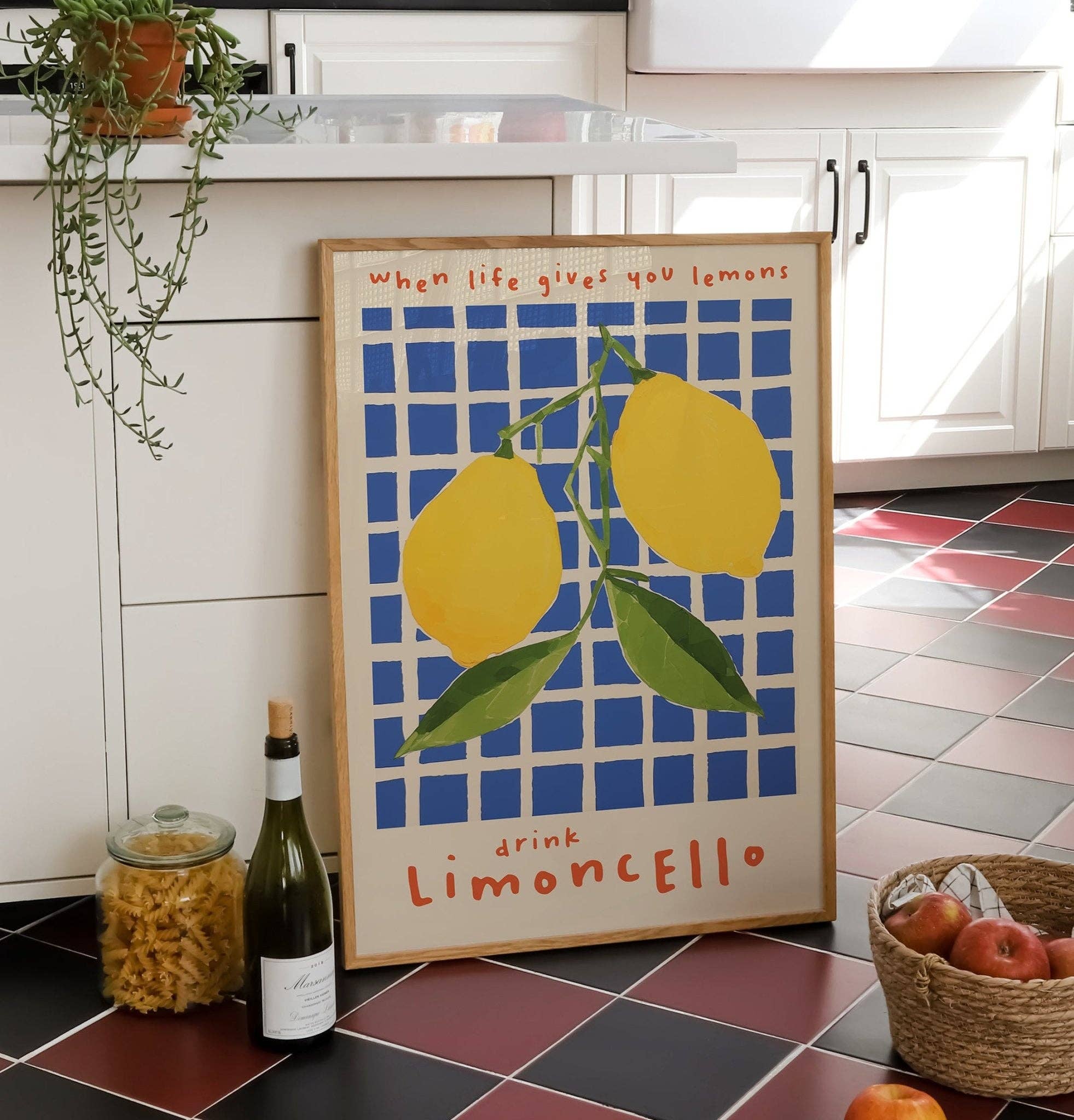 Moonshine Prints - Wholesale Art Print - Limoncello Kitchen Print