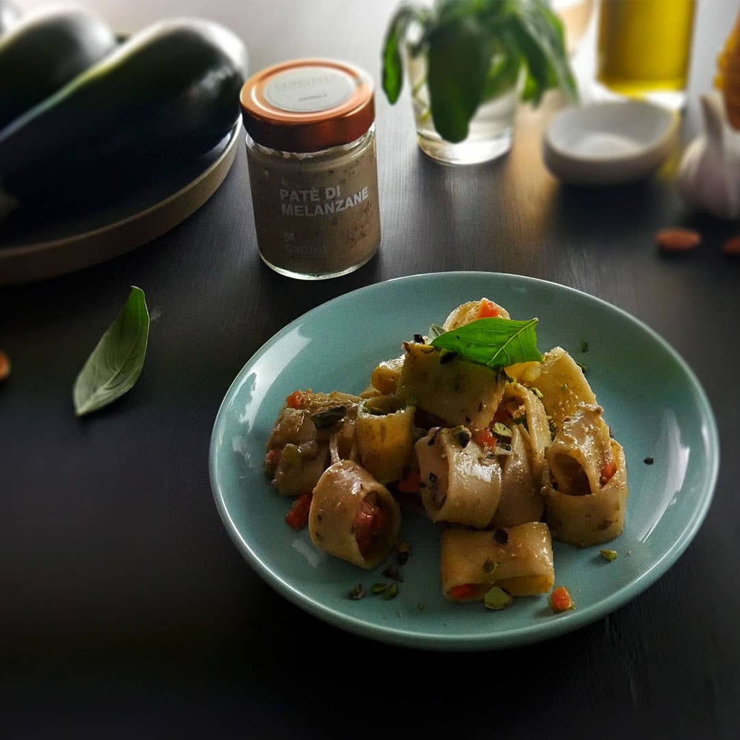 CONVIVIA for italian food lovers - Wholesale Tapenade - Organic aubergine pâté 190g7