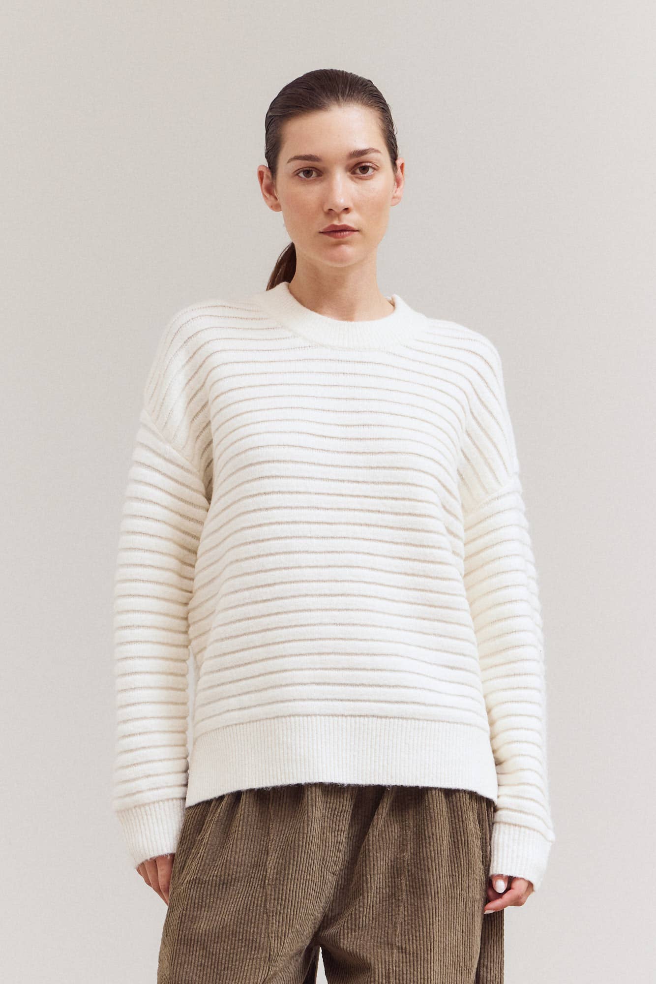 Grade & Gather - Vente Pull en maille – femme - 41735 - PULL CÔTELÉ7