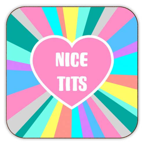 Posavasos «Nice Tits Colour Burst» para venta al por mayor de ART WOW