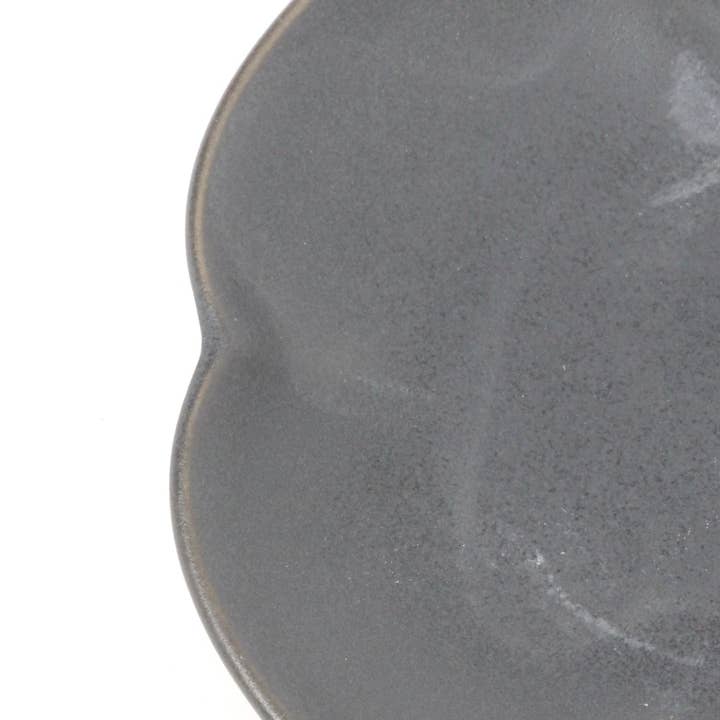LAKOLE - Wholesale Dish - Mino Ware Mini Dish Ume Blossom Black