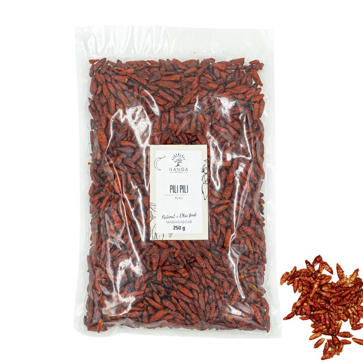 Ilanga Nature - Vente Épices séchées - Pili Pili 250g