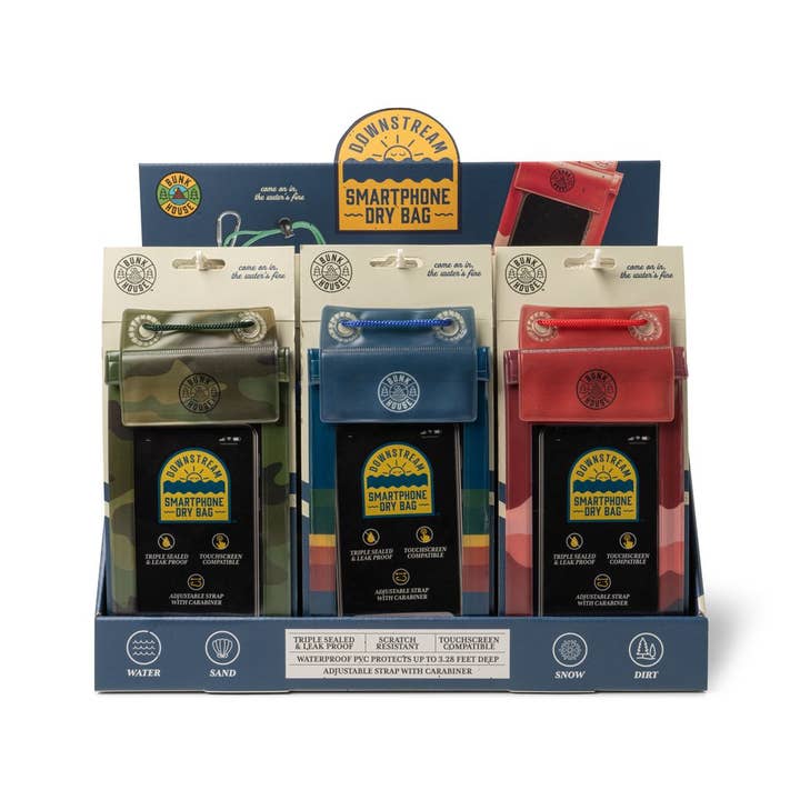 DM Merchandising - Wholesale Retailer Display - Accessories - Bunk House Downstream Smartphone Dry Bag1