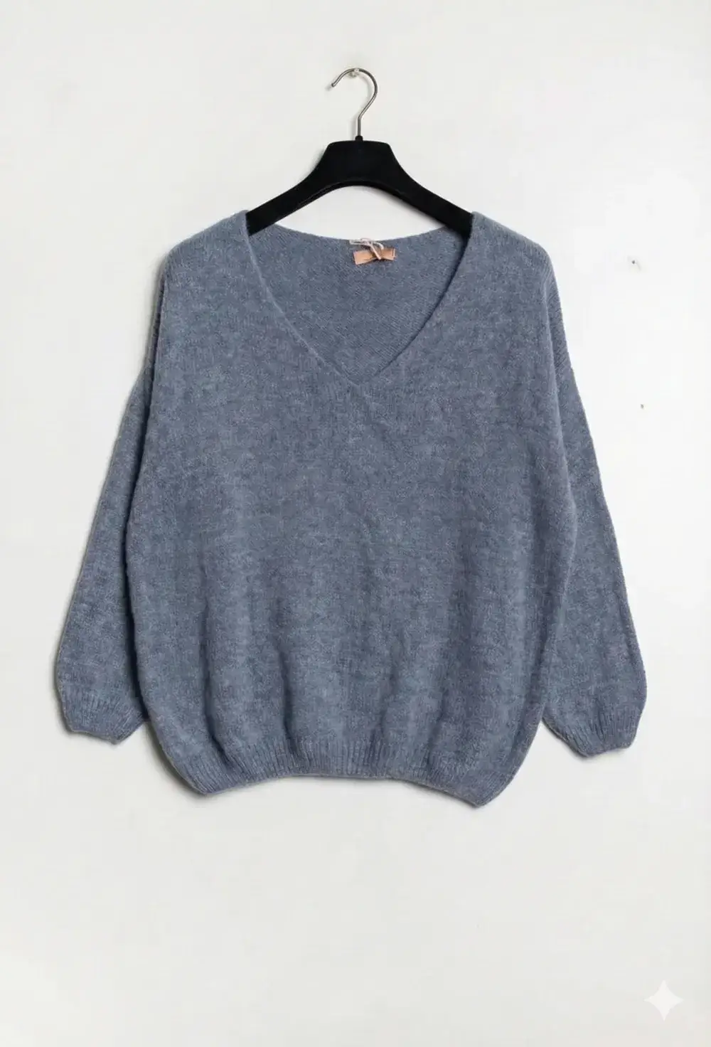 Mimi & Gogo - Vente Pull en maille – femme - Pull uni basique @20127_uni20