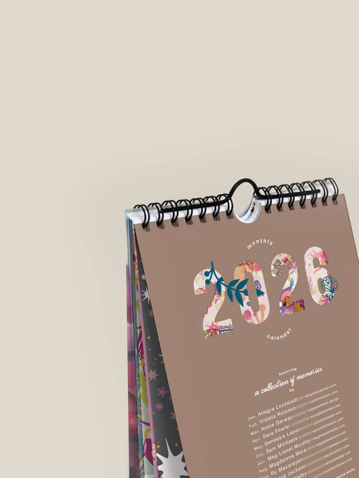 2026 Calendar for wholesale by Good Graces Paper Co.