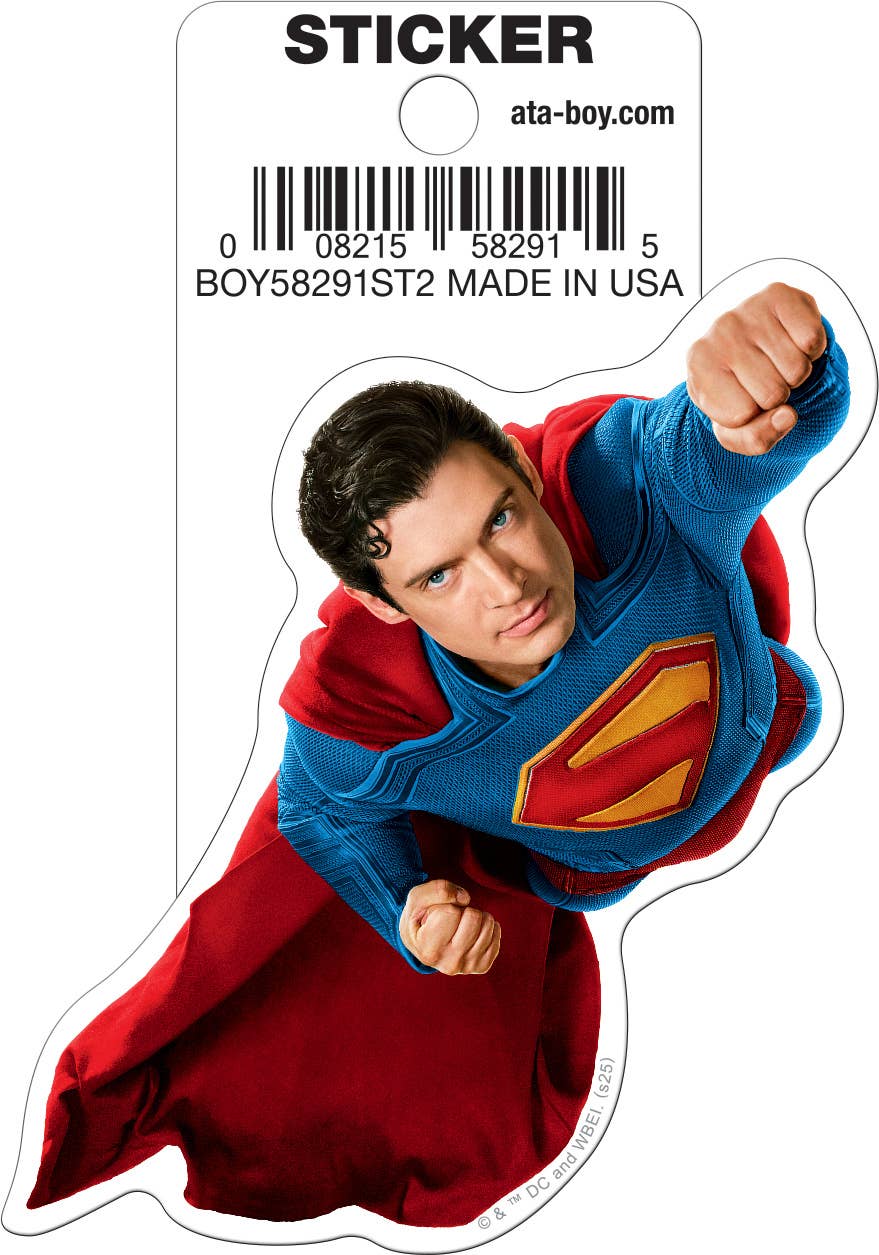 Ata-Boy - Wholesale Sticker - Superman 2025 Superman Flying Die Cut Sticker0