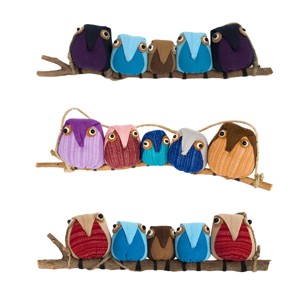 Marquet - Wholesale Ornament Set - Fair Trade Owl Christmas Ornament - Holiday Stocking Stuffer4