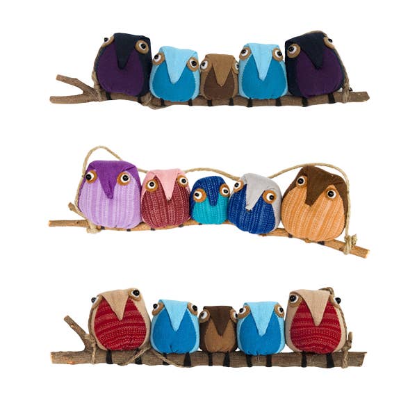 Marquet - Wholesale Ornament Set - Fair Trade Owl Christmas Ornament - Holiday Stocking Stuffer4