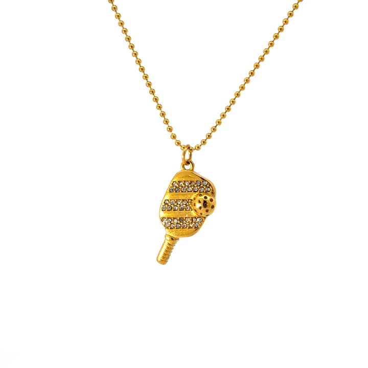 Pickleball Lover Necklace for wholesale by SALTY CALI