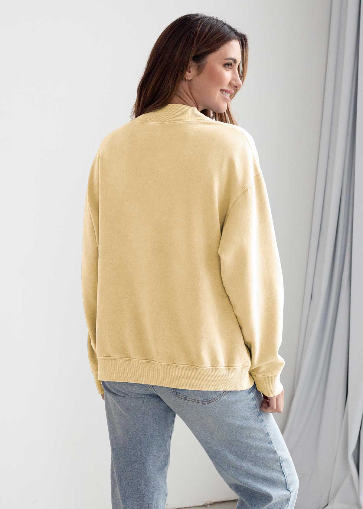 chicka-d - Wholesale Sweatshirt - Women's - Nantucket Mock-Neck, All Colors14
