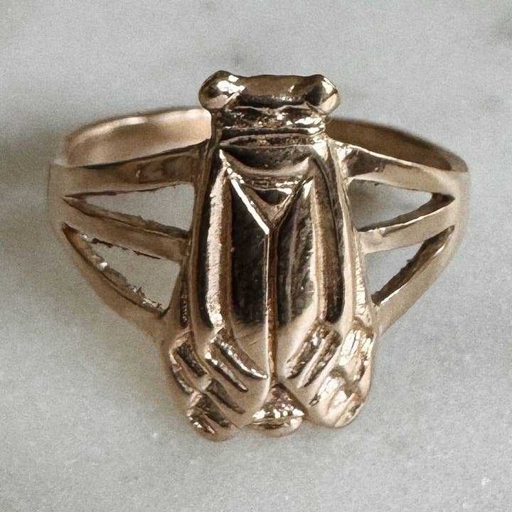CICADA RING for wholesale by Mimosa Handcrafted