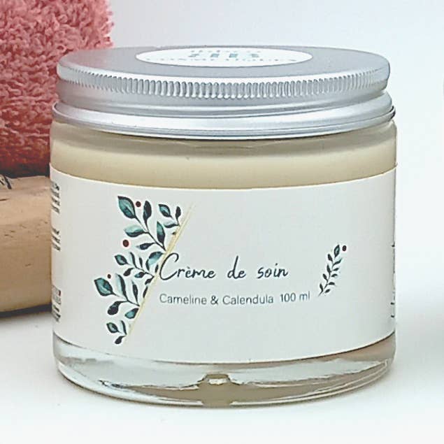 Crème de soin cheveux, cameline et calendula pour la vente par Ibbeo Cosmétiques