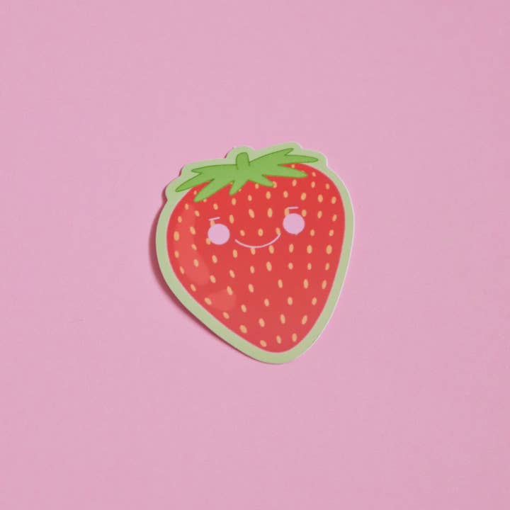 Day Dreamer Studios - Wholesale Sticker - Little Strawberry | Glossy Waterproof Vinyl Sticker5