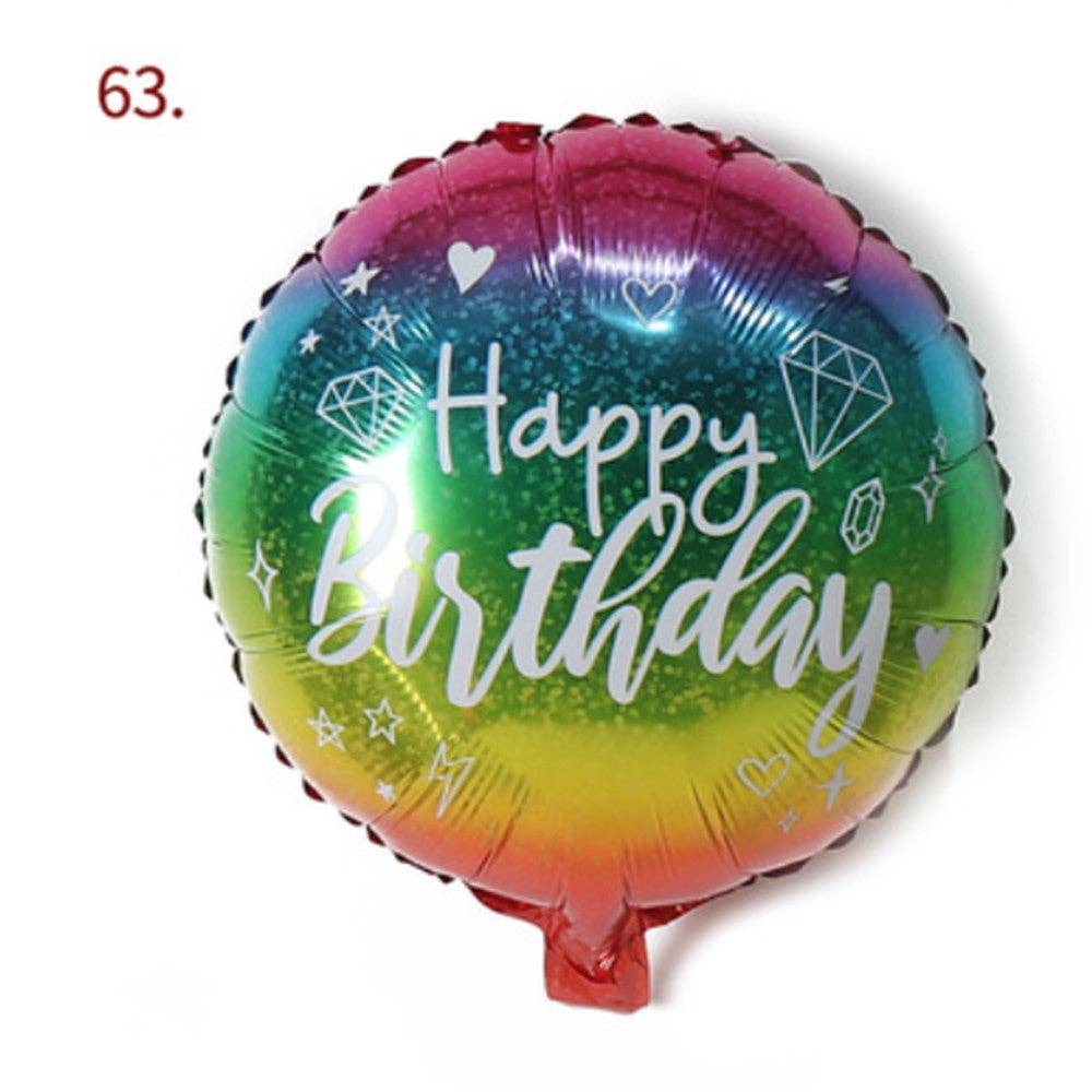 My Wholesale Warehouse – Engroshandel Ballon – Generise store 18″ helium- og selvinflations fødselsdagsfolieballoner med snor og sugerør10