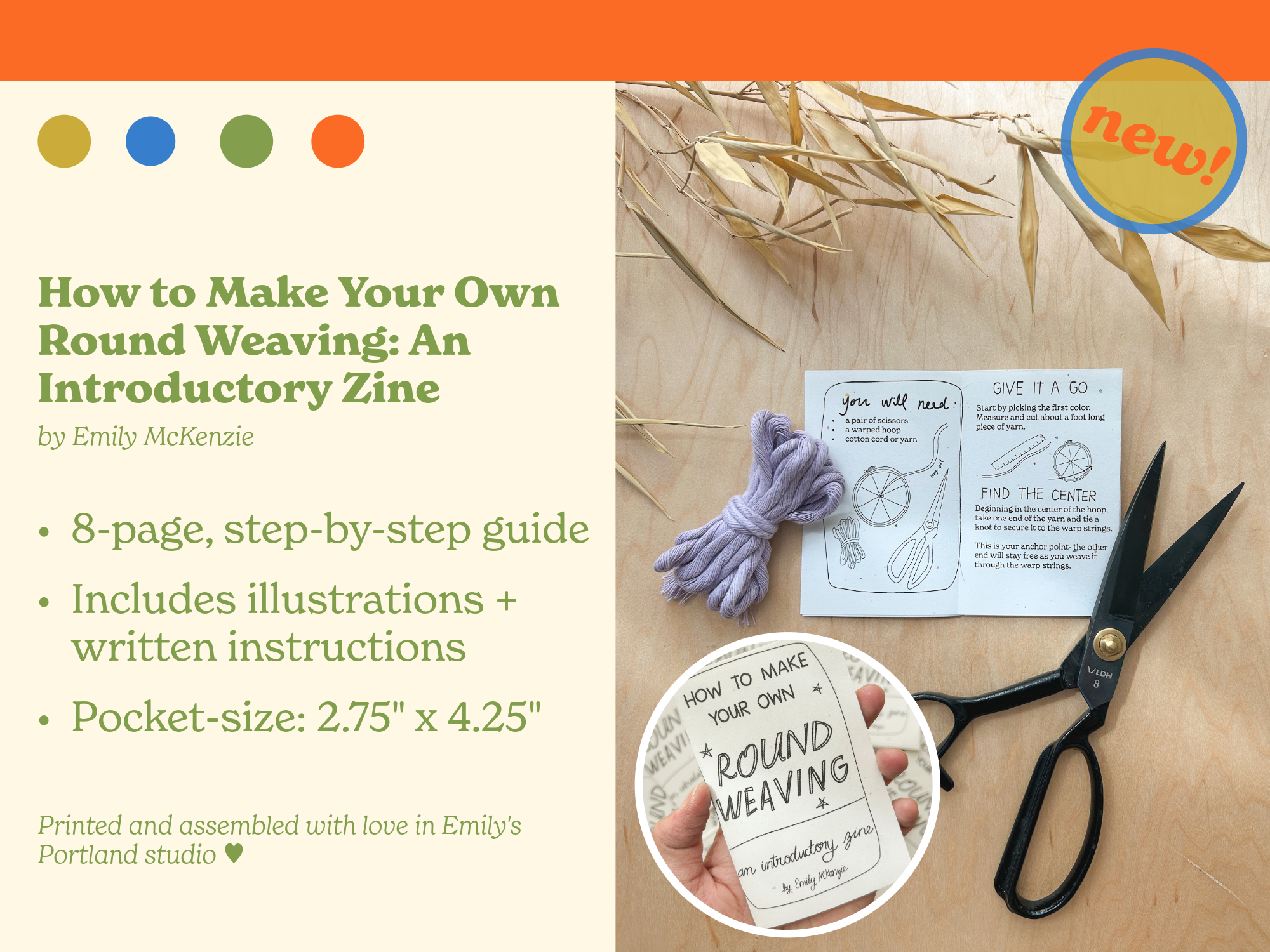 Euca Design - Wholesale DIY Craft Kit - DIY Round Ornament Kit | Holiday Kids Craft | Weaving Kit2