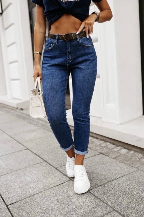 ESTEE BROWN - Wholesale Jeans - Women's - Jean mom - G2351