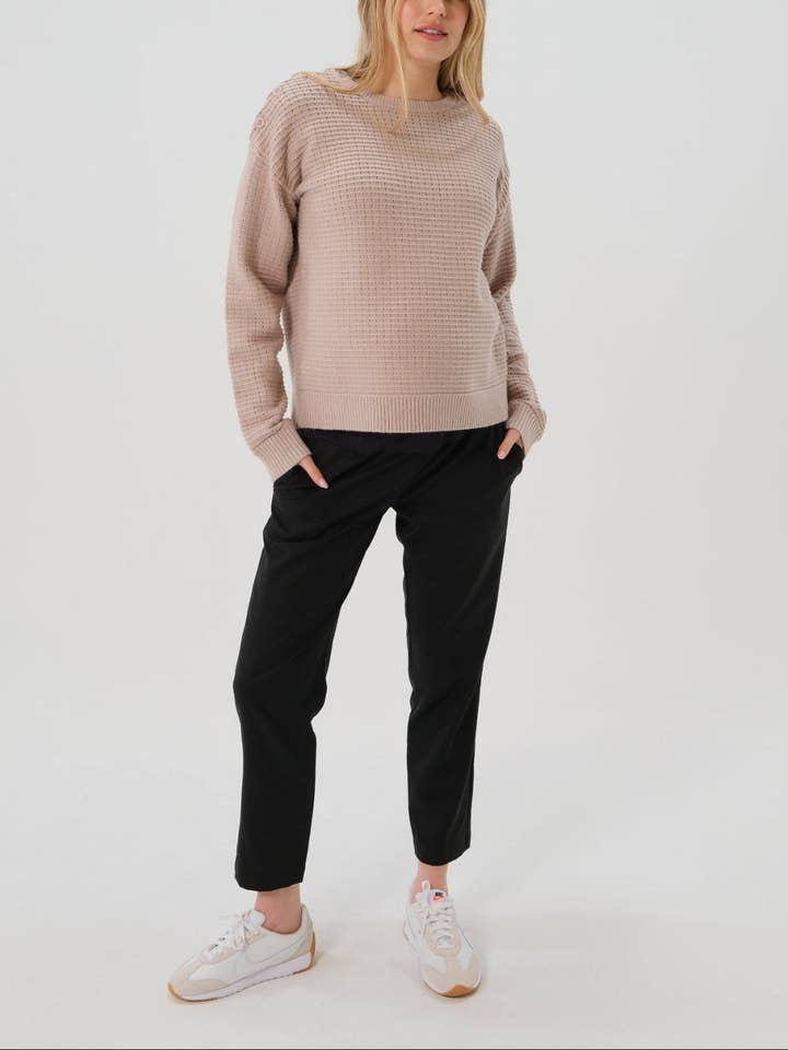 Pantalones de maternidad Elizabeth Under Belly en lana para todas las estaciones para venta al por mayor de MARION