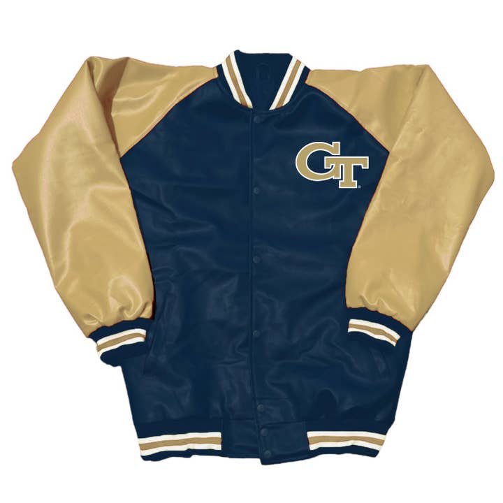 Lojo Collegiate Apparel - Wholesale Varsity/Baseball Jacket - Women's - Georgia Tech Varsity Letterman Jacket