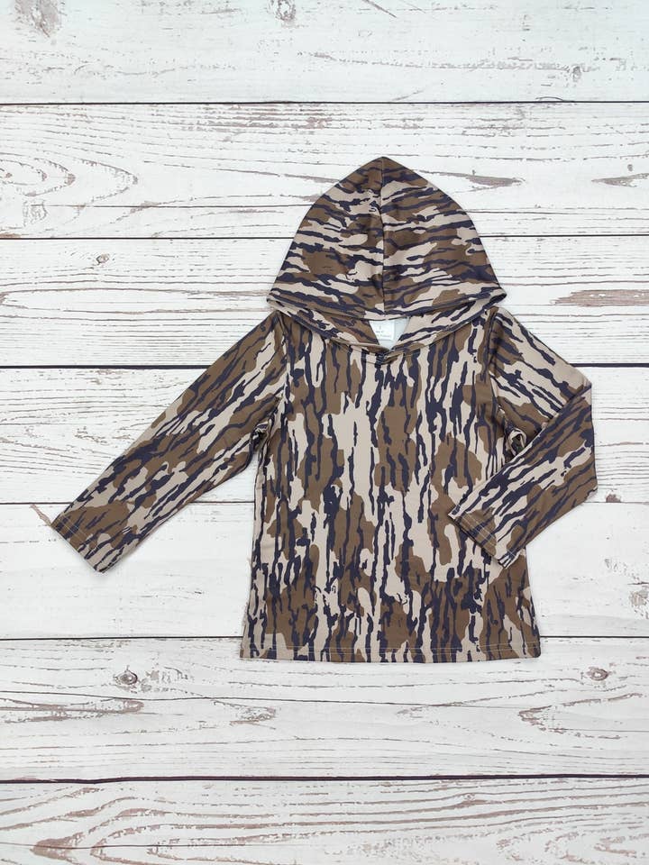 Sweat à capuche camouflage pour bébé et enfants pour la vente par sassy kids palace