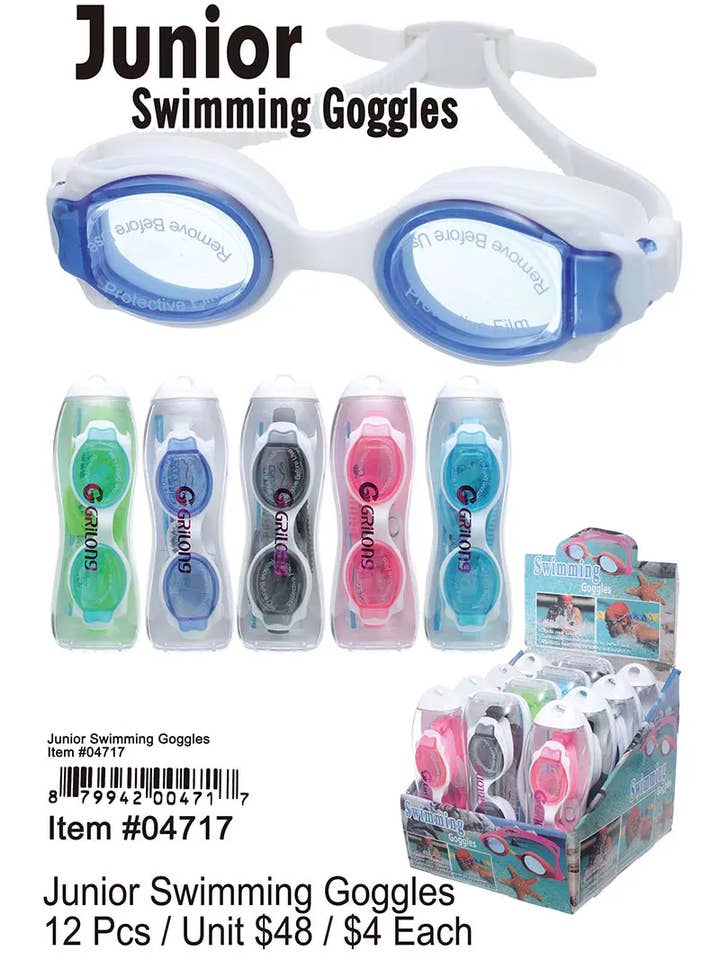 Junior Swimming Goggles 12 Pcs . for wholesale by Puka Creations