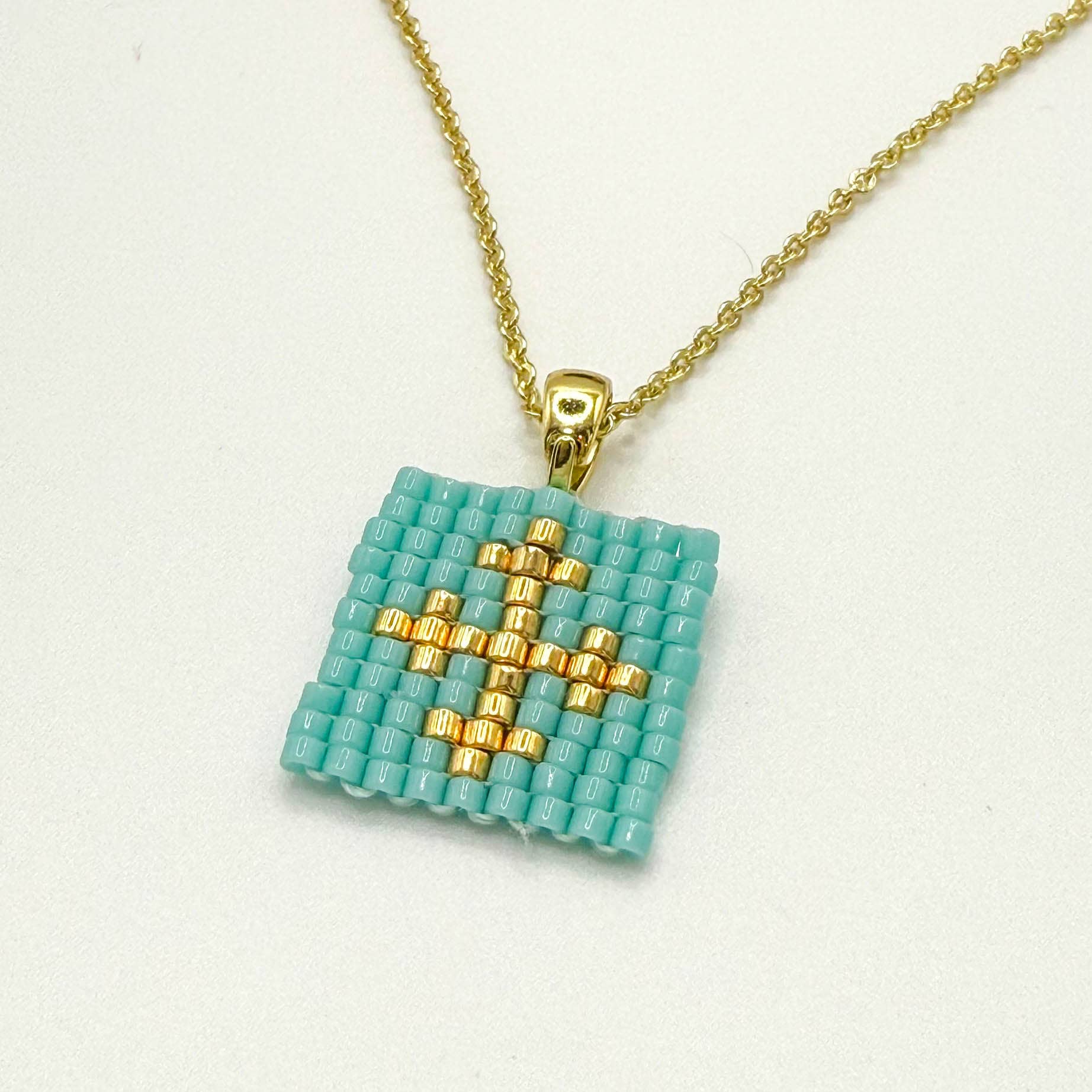 XO-CU - Wholesale Pendant/Charm Necklace - Miyuki Beads Scapular Cross Necklace 13