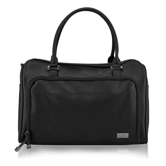 Double Zip Satchel - Onyx for wholesale by Isoki (UK)