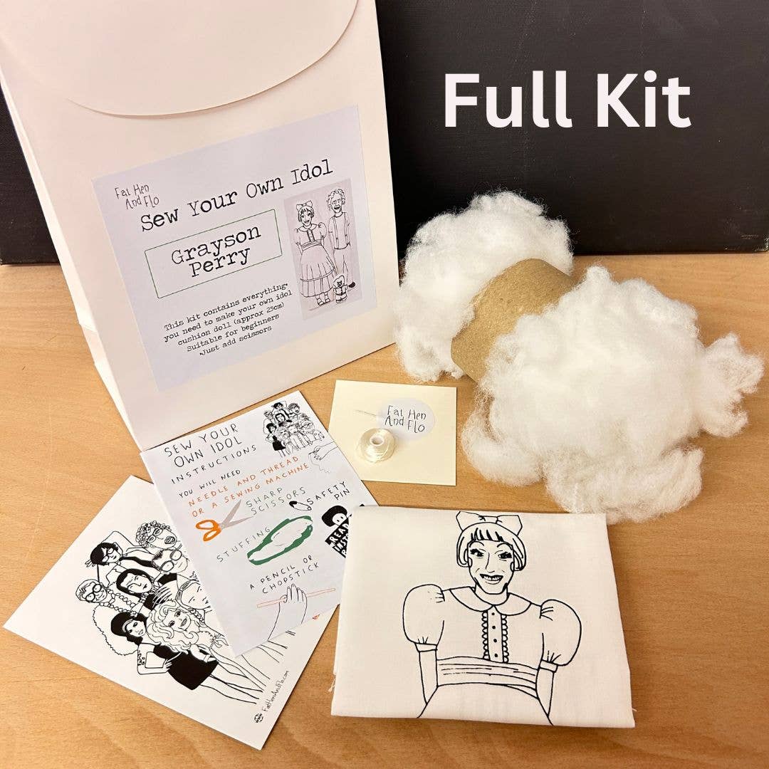 Fat Hen And Flo – wholesale Craft sewing kit – Stormzy Sew Your Own Idol Kit4