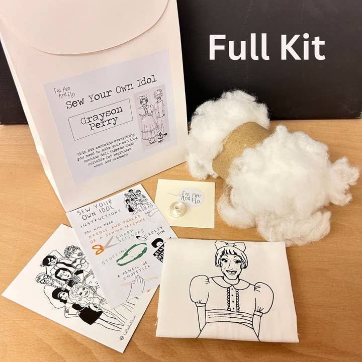 Fat Hen And Flo - Wholesale Craft Sewing Kit - Stormzy Sew Your Own Idol Kit4