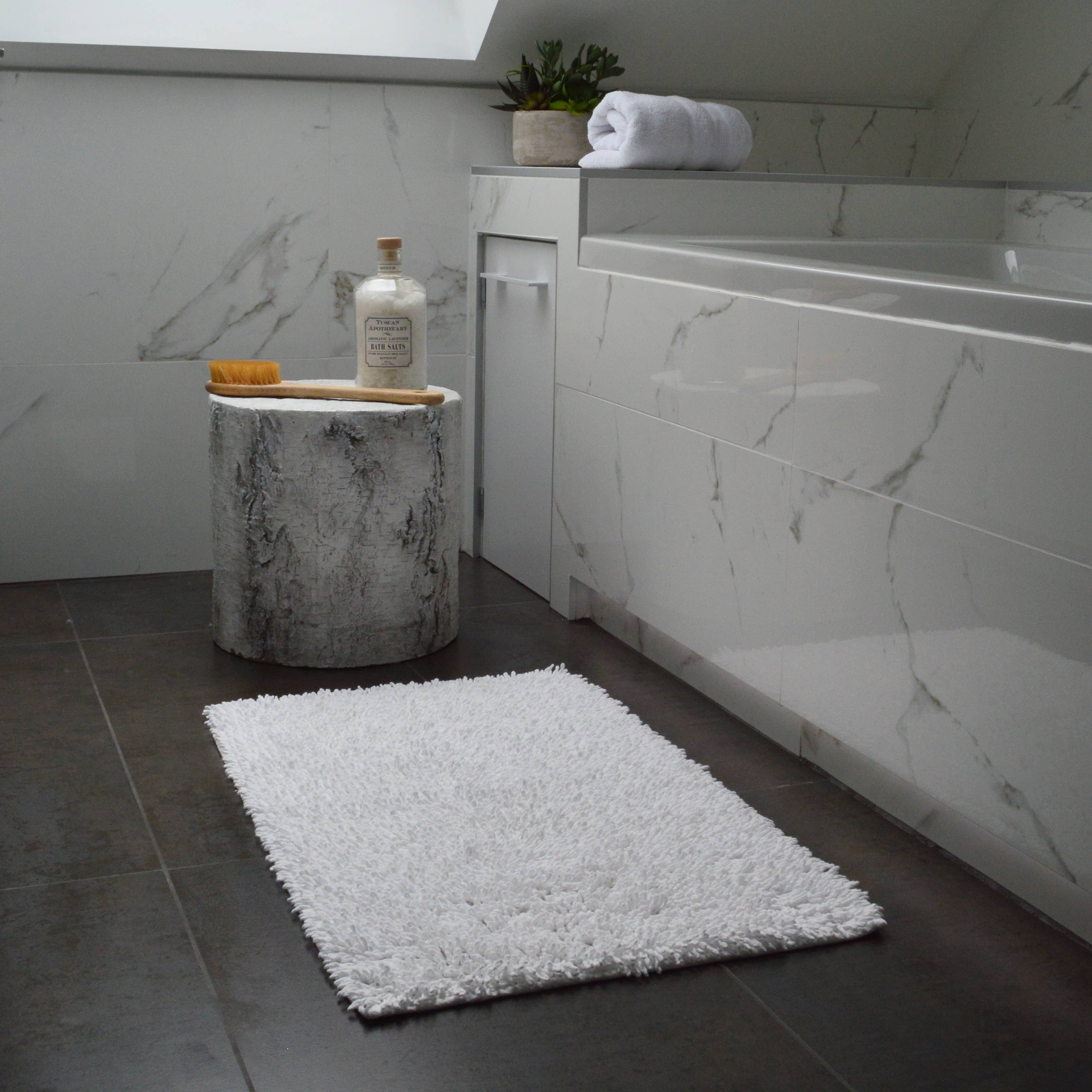 Allure Bath Fashions – Engroshandel Bademåtte – Tumble Twist 100% bomuld bademåtte, hurtigttørrende shaggy badetæppe4