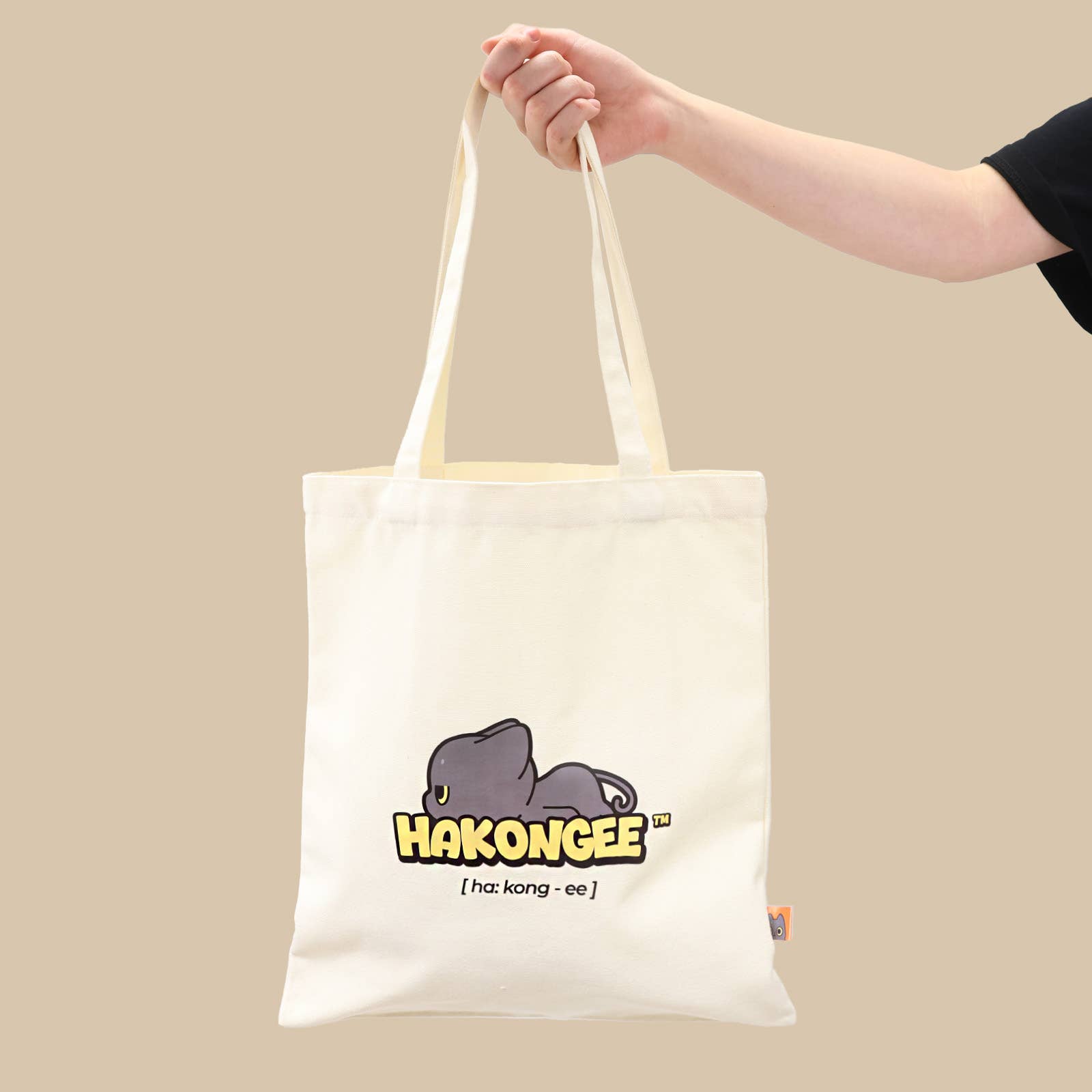BCZShop - Wholesale Tote Bag - Unisex - Hakongee - Canvas Tote Bag Basic (Angry Cat)3