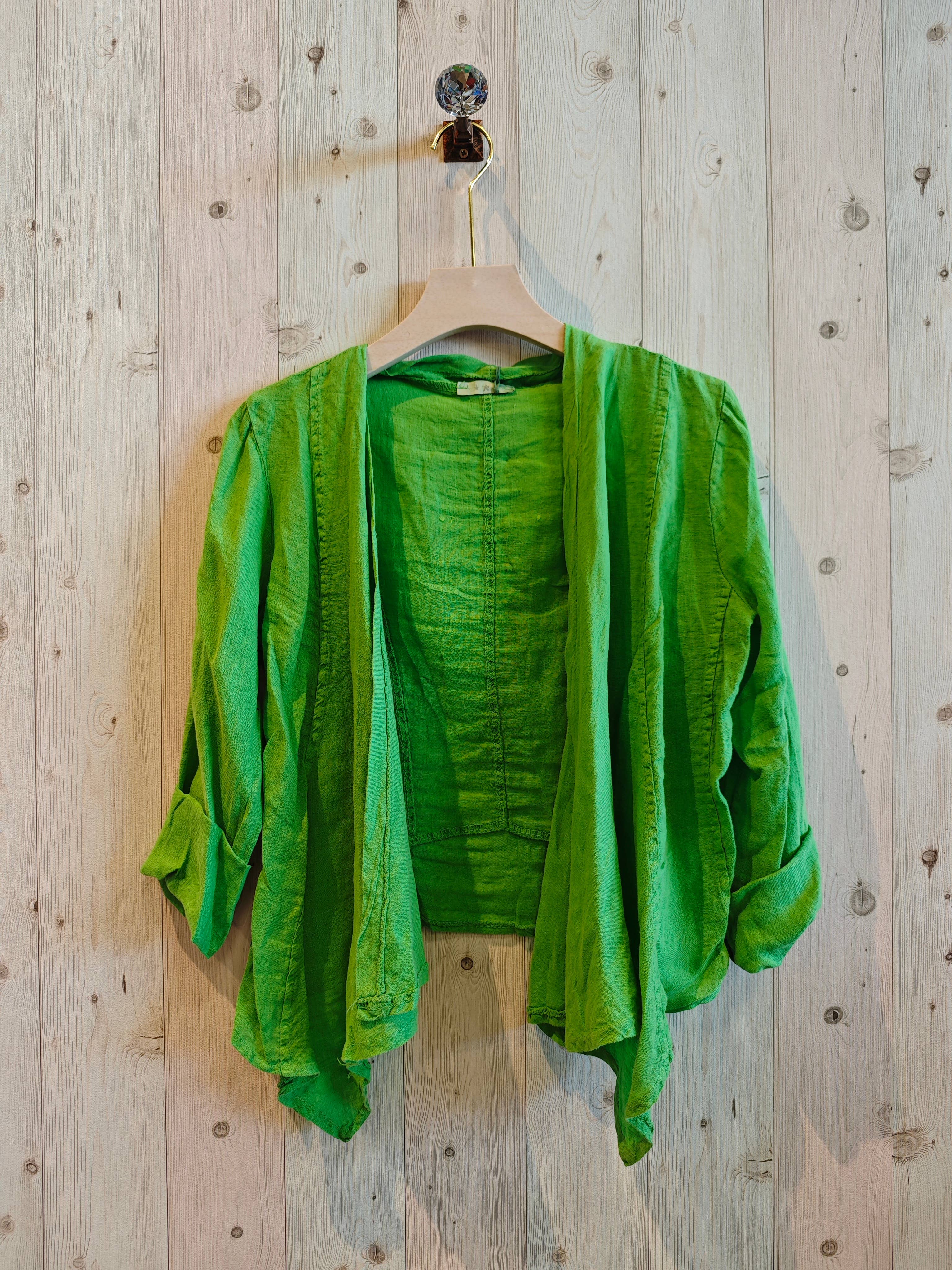 Linen & More - Wholesale Jacket - Women's - REF 192 SHORT CARDIGAN 100% LINEN5