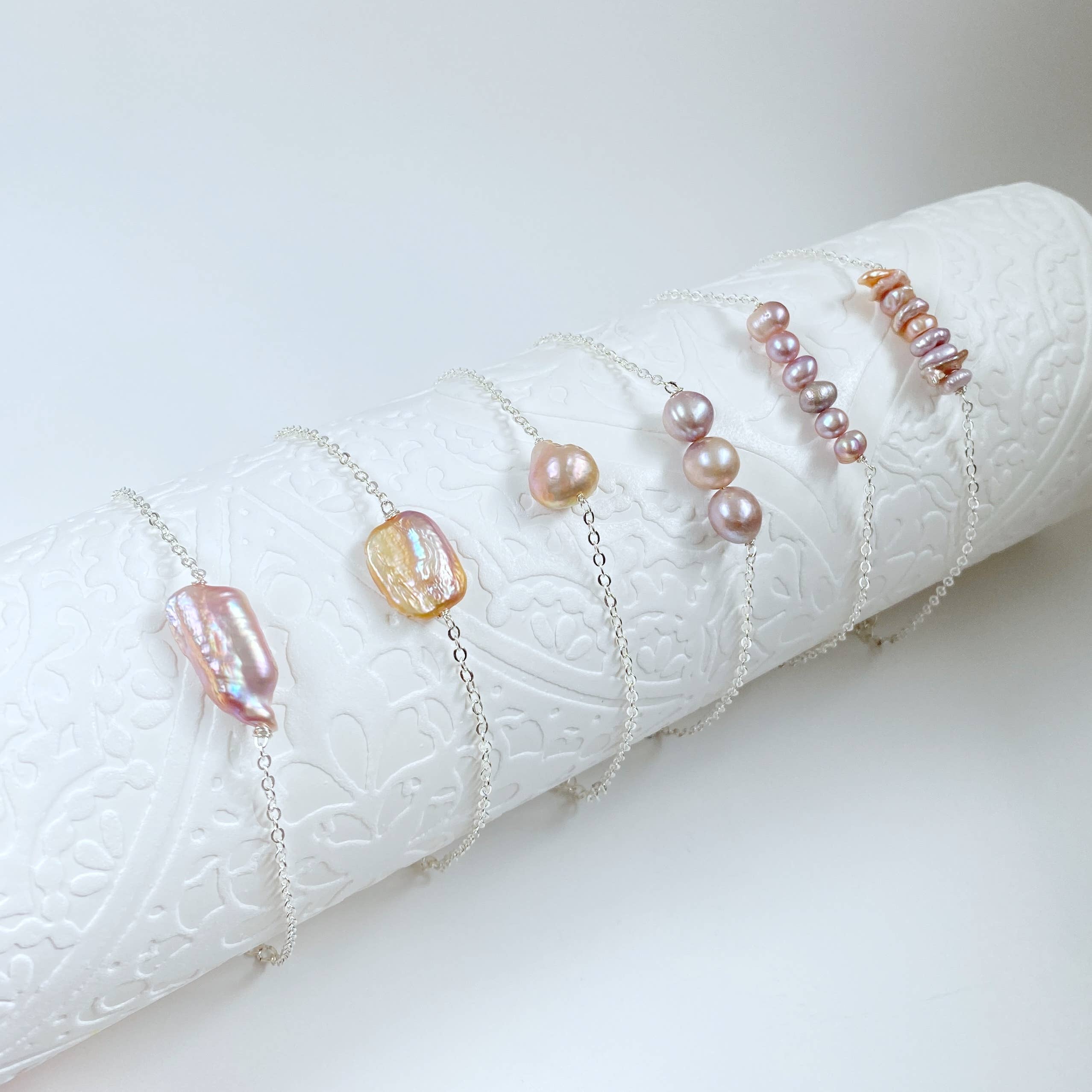 iBijoux - Wholesale Beaded Bracelet - Freshwater Lilac Pearl Bracelet (1S13)9