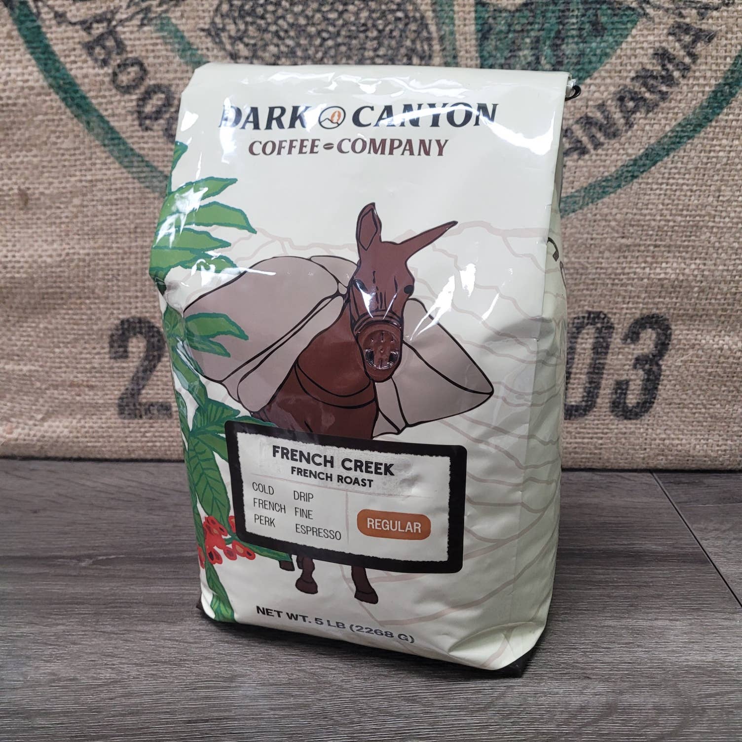 Dark Canyon Coffee Company - Wholesale Ground Coffee - French Creek French Roast Coffee Regular3