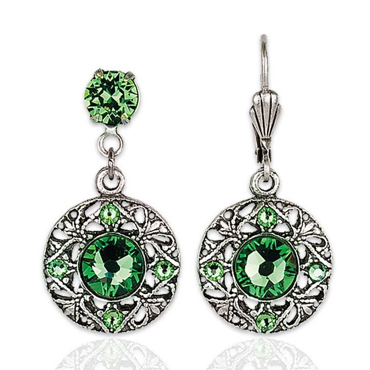 Lillian Crystal Earrings for wholesale by Anne Koplik Designs, Inc.