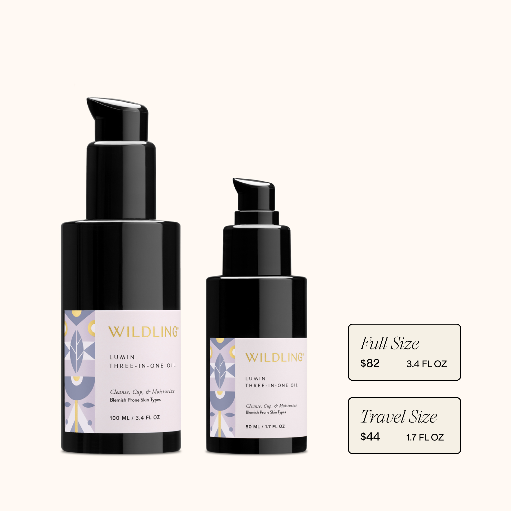 Wildling - Venta al por mayor Aceite facial - Tela iluminadora Lumin con aceite y nube8